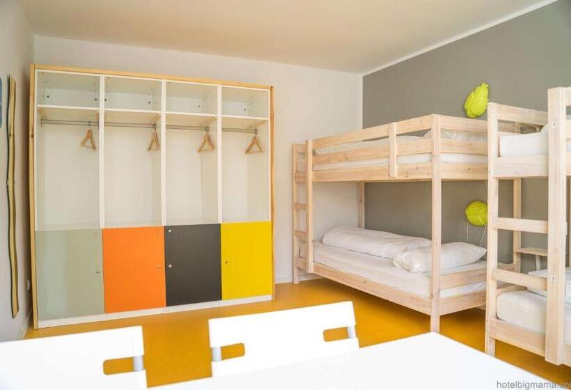 Bed in Shared Room with Shared Bathroom, Big Mama Berlin