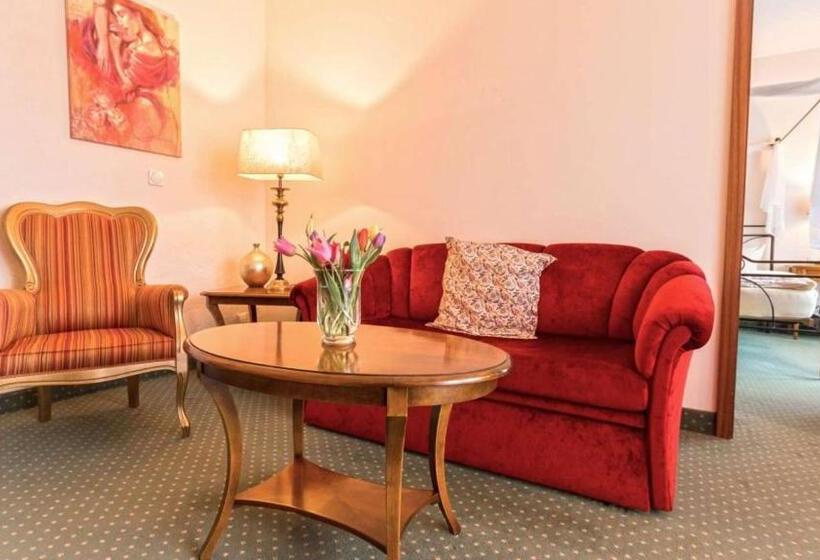 발코니가 있는 스위트, Garni Seehotel Mühlenhaus