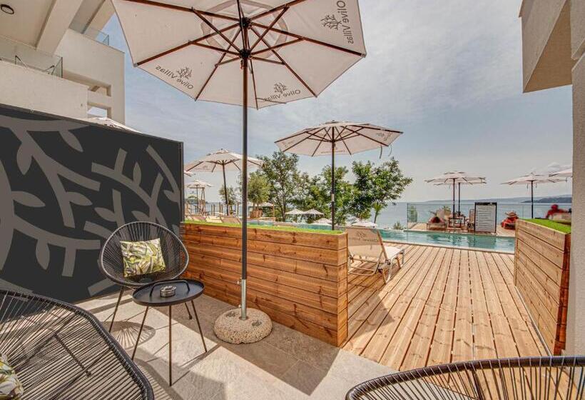 带海景的标准工作室, Olive Villas Beach