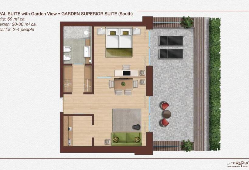 سوئیت رویال, Art & Design Hotel Napura