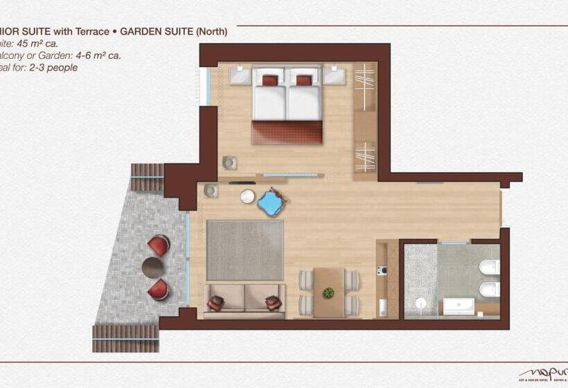 سوییت, Art & Design Hotel Napura