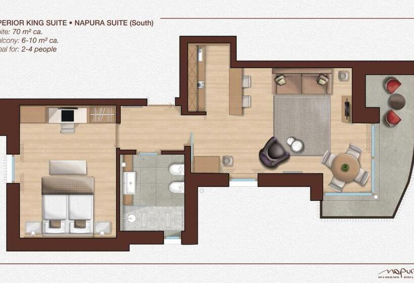 سوییت سوپریور, Art & Design Hotel Napura