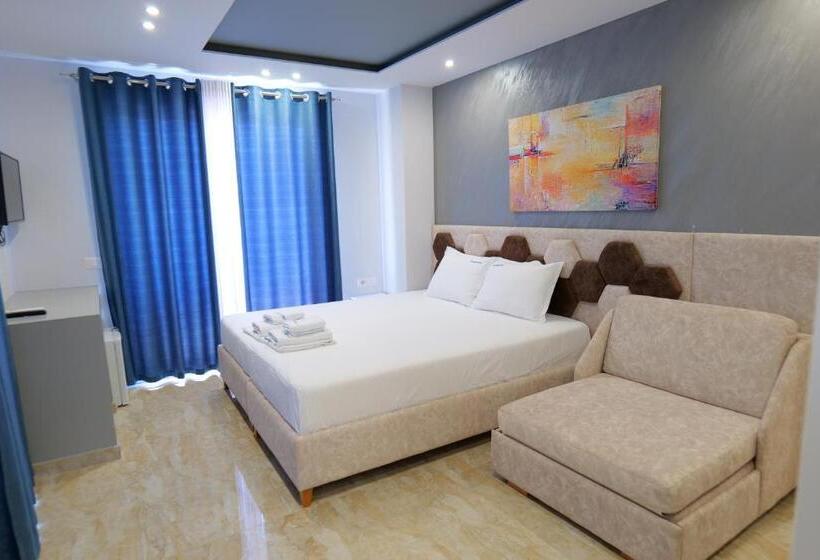 غرفة ديلوكس ثلاثية مطلة على البحر, Rumani 3 Islands