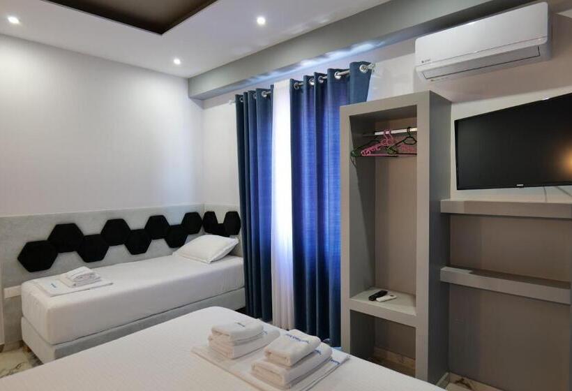 غرفة ديلوكس ثلاثية مطلة على البحر, Rumani 3 Islands