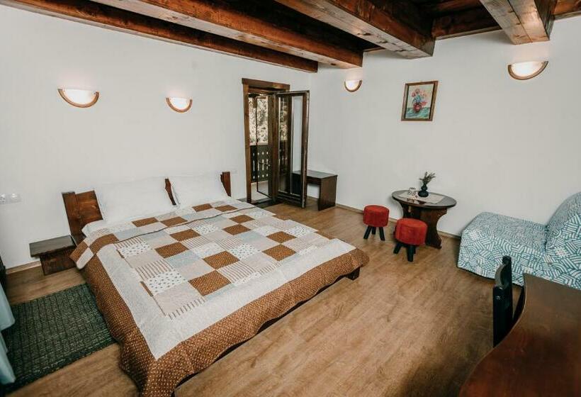 标准间带阳台, Pensiune și Camping Patru   Gheorgheni