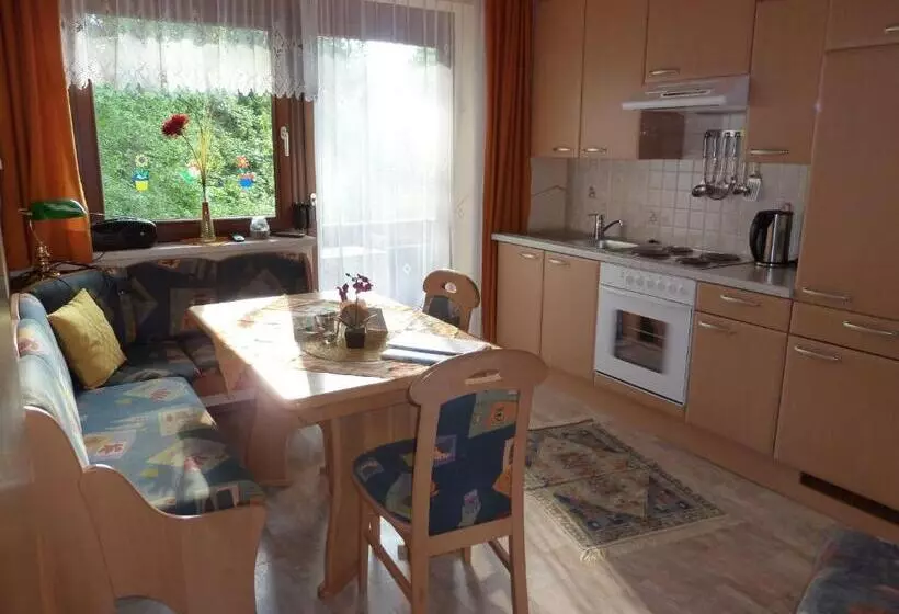 Huoneisto 1 Makuuhuone Terassi, Pension Mühlenheim