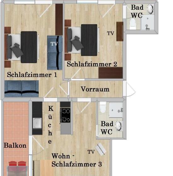 חדר סטודיו סטנדרד, Pension Mühlenheim