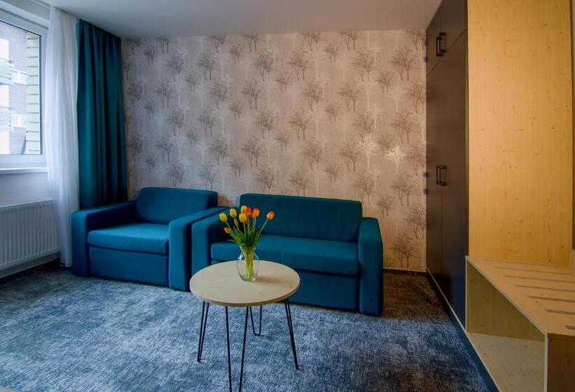 带阳台的三人标准间, Srni