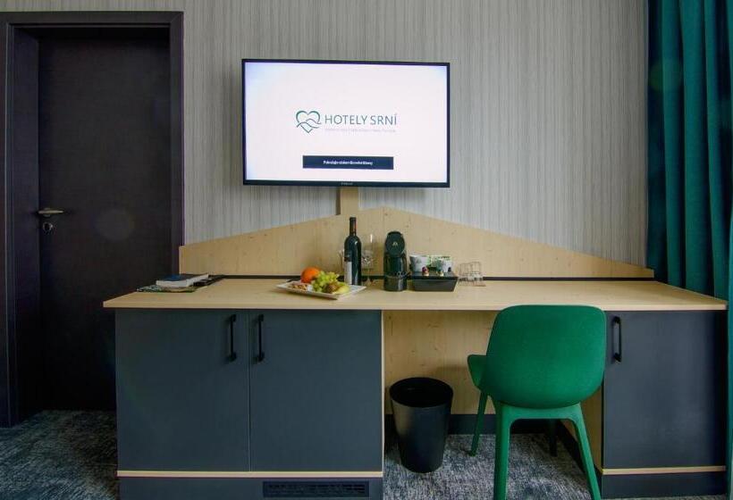 带阳台的三人标准间, Srni