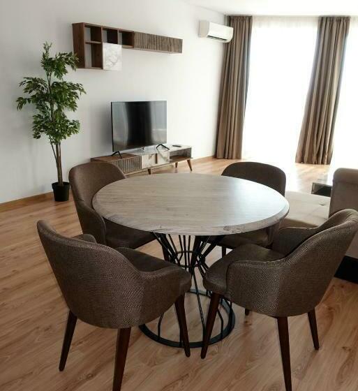 شقة غرفة نوم واحدة مزودة بشُرفة مطلة على حمام السباحة, Millennium Apart Complex