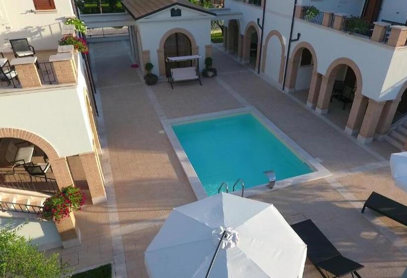 דירת 2 חדרי שינה עם נוף לבריכה, Residence Stella Del Gran Sasso