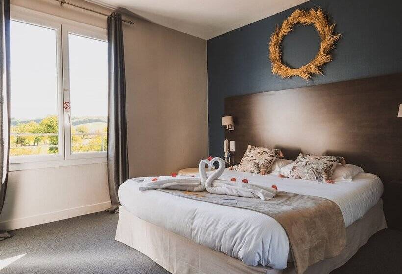 高级大房间, Logis Hôtel Aux Berges De L Aveyron