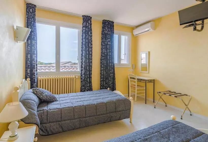 スタンダードシングルルーム, Hôtel Minvielle   Résidence Les Oliviers