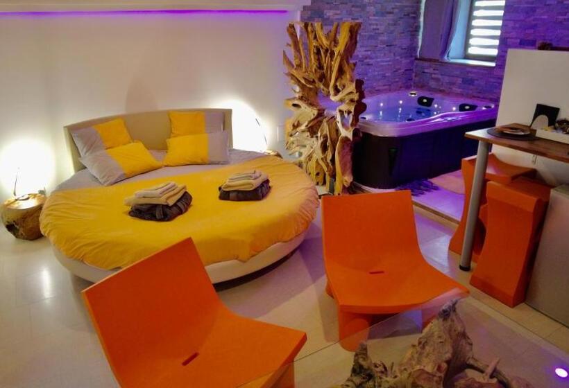 סוויטה, Domaine De La Besnerie Gites Avec Spa Privatif à 10 Min Du Mont St Michel