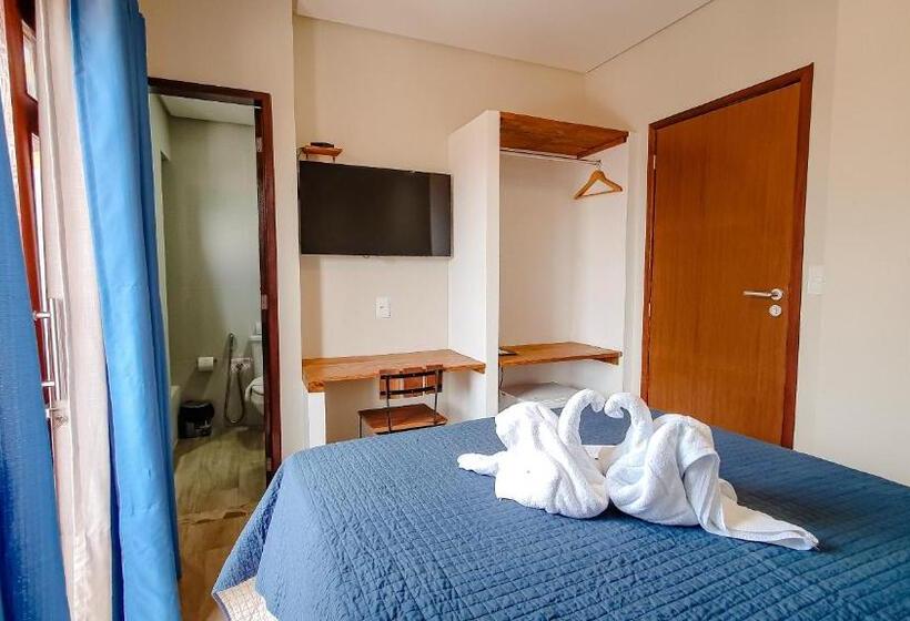 스탠다드 발코니 룸 바다 전망, Pousada Sete Mares