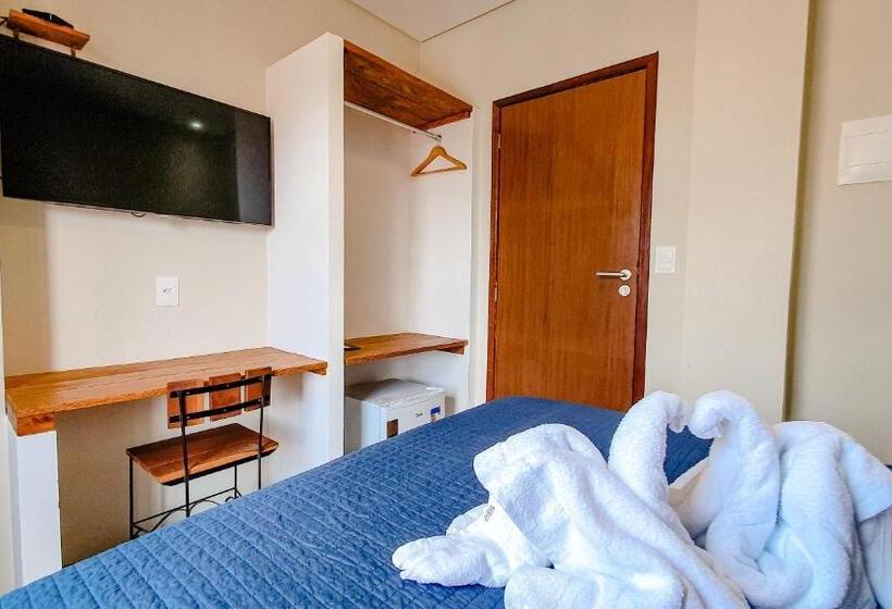 스탠다드 발코니 룸 바다 전망, Pousada Sete Mares