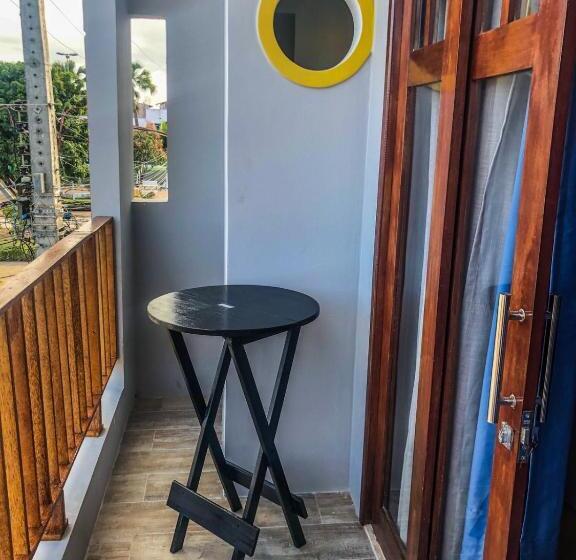 스탠다드 발코니 룸 바다 전망, Pousada Sete Mares