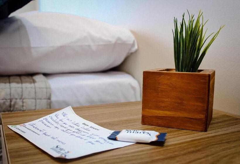 스탠다드 발코니 룸 바다 전망, Pousada Sete Mares