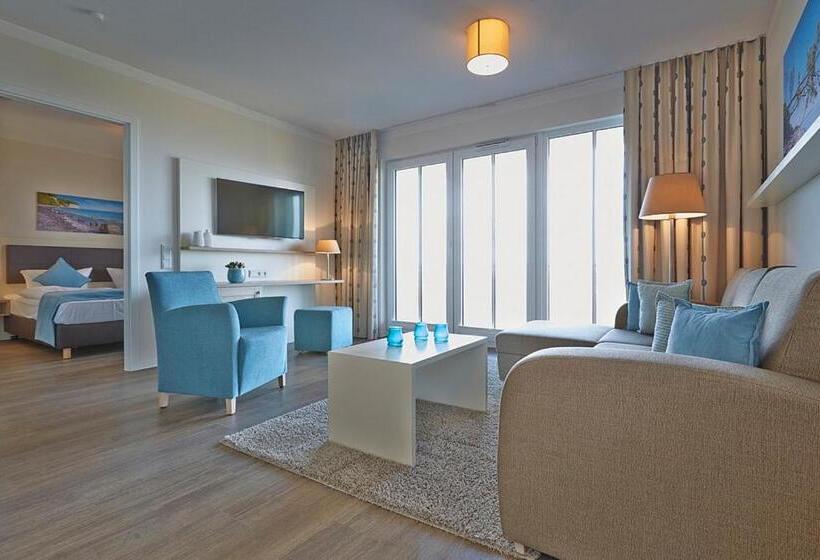 高级套房带海景, Aparthotel Waterkant Suites   Fewos Am Meer Mit Spa