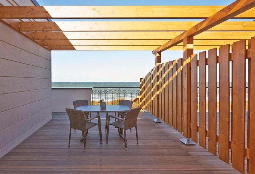 带1个卧室的顶楼公寓, Aparthotel Waterkant Suites   Fewos Am Meer Mit Spa