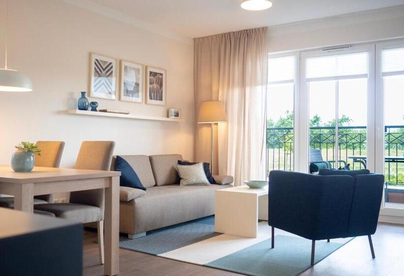 带1个卧室的公寓, Aparthotel Waterkant Suites   Fewos Am Meer Mit Spa