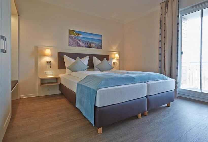 Апартаменты 1 Спальня с Балконом, Aparthotel Waterkant Suites Fewos Am Meer Mit Spa