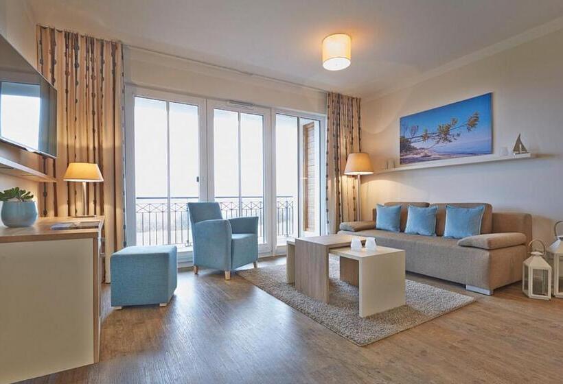 Апартаменты 1 Спальня Вид на Море, Aparthotel Waterkant Suites Fewos Am Meer Mit Spa