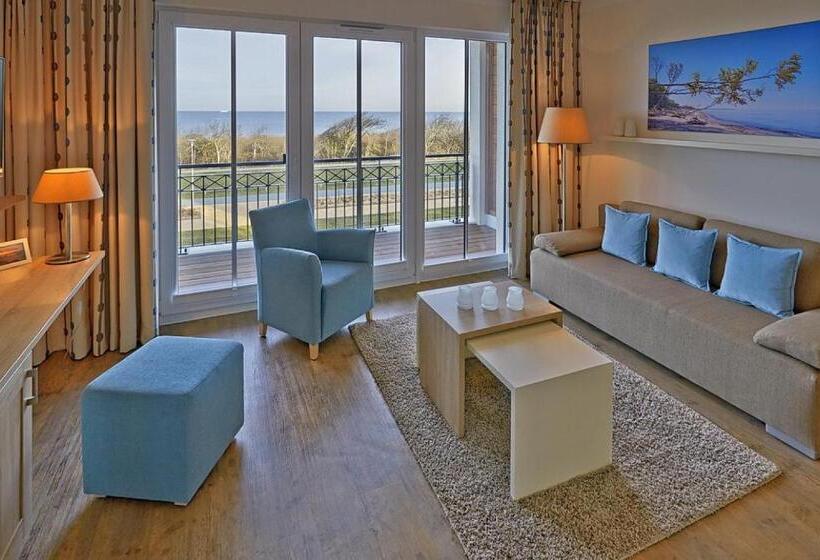 带1个卧室的带海景的公寓, Aparthotel Waterkant Suites   Fewos Am Meer Mit Spa