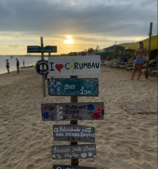 חדר סטנדרט נוף לים עם מרפסת, Vila Budião   Corumbau