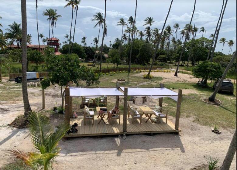 חדר סטנדרט נוף לים עם מרפסת, Vila Budião   Corumbau