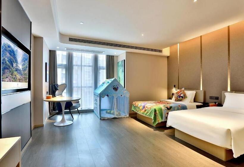 غرفه قياسيه سريرين مزدوجين, Atour Hotel Nanjing Olympics Sports Center Cbd