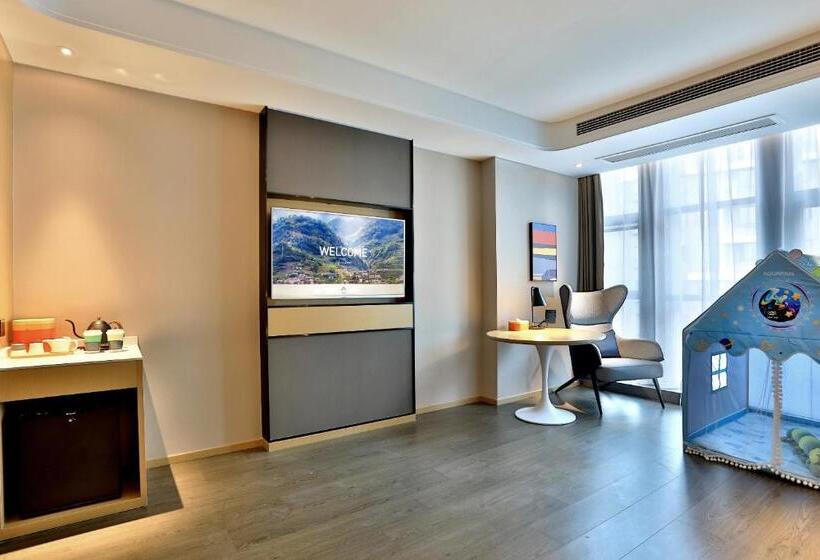 غرفه قياسيه سريرين مزدوجين, Atour Hotel Nanjing Olympics Sports Center Cbd