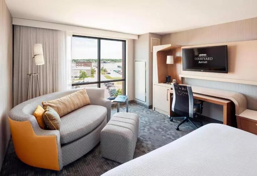 اتاق استاندارد با تخت بزرگ, Courtyard By Marriott Portland Downtown/waterfront