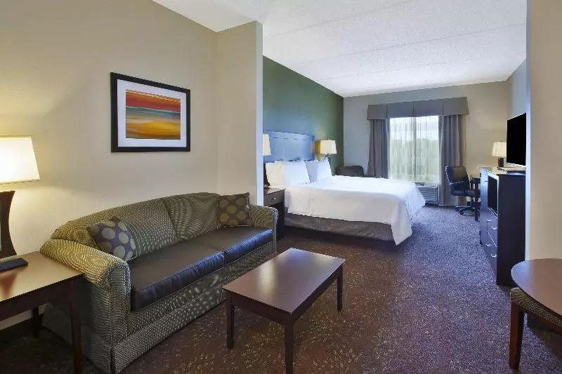 キングサイズベッドのスイートルーム, Holiday Inn Express & Suites Geneva Finger Lakes, An Ihg
