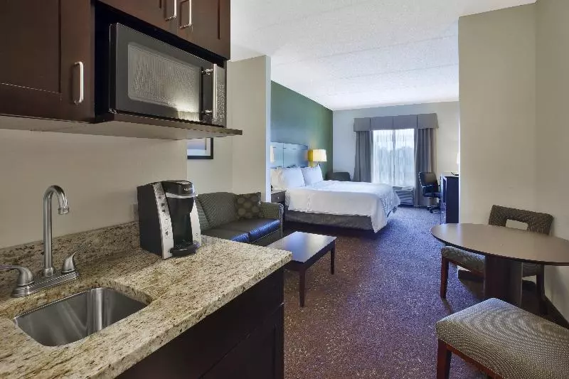 キングサイズベッドのスイートルーム, Holiday Inn Express & Suites Geneva Finger Lakes, An Ihg