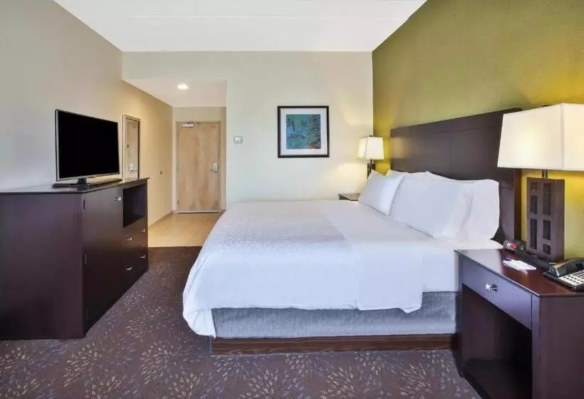 キングサイズベッドのスタンダードルーム, Holiday Inn Express & Suites Geneva Finger Lakes, An Ihg