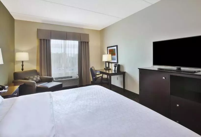 キングサイズベッドのスタンダードルーム, Holiday Inn Express & Suites Geneva Finger Lakes, An Ihg