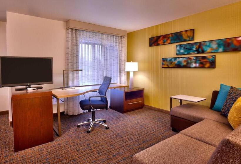 带大床的标准工作室, Residence Inn Salt Lake City Murray