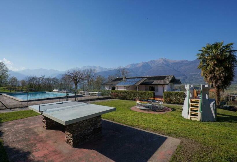 带1个卧室带花园景观的公寓, Casa Del Sole