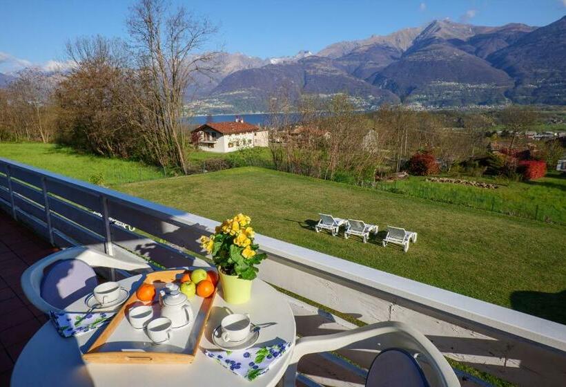 带1个卧室带花园景观的公寓, Casa Del Sole