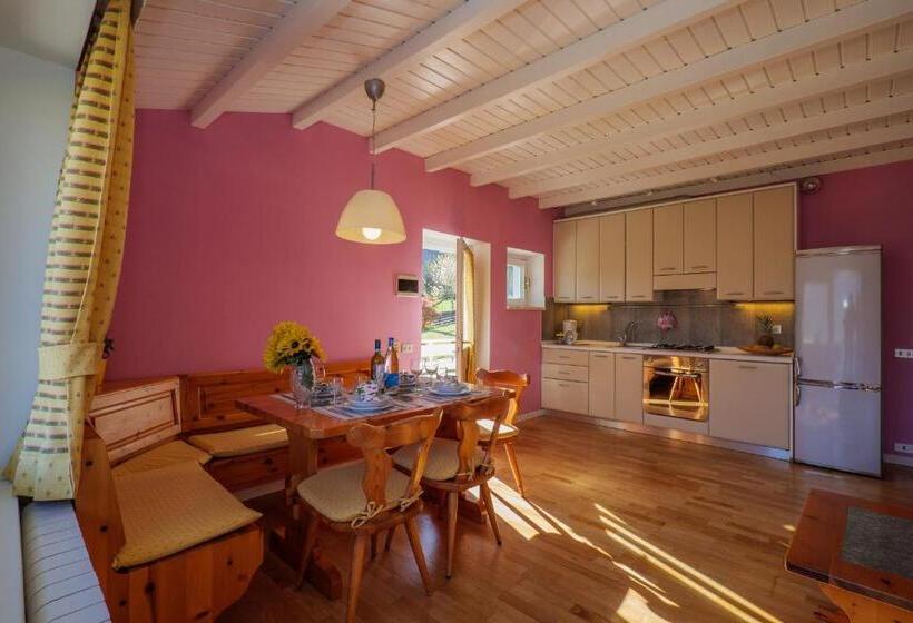 带1个卧室带花园景观的公寓, Casa Del Sole