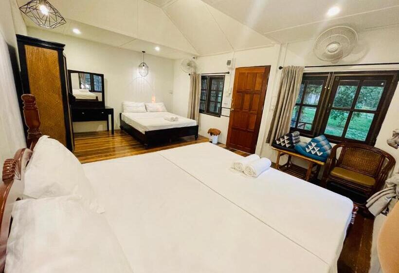 غرفة عائلية مطلّة علي الحديقة, Marina Resort Koh Phayam Ranong