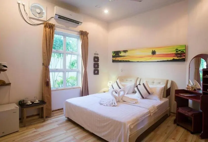 اتاق استاندارد با چشم‌انداز باغ, Coral Queen Villa, Ukulhas
