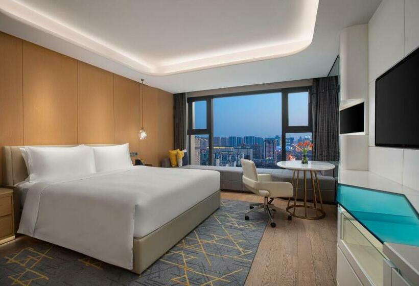 스탠다드 룸 킹사이즈 침대, Voco Xi An Etdz By Ihg