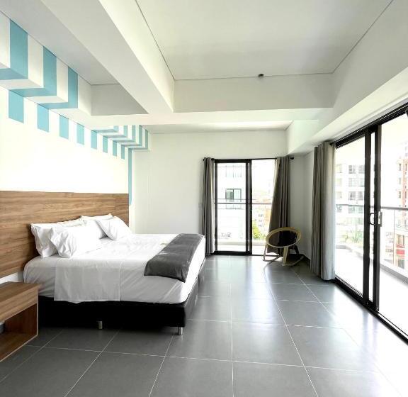 스탠다드 룸 킹사이즈 침대, 3h Hotel Rodadero Santa Marta