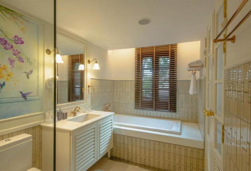 Deluxe room with river view, Buri Sriping Riverside Resort & Spa   Sha Extra Plus