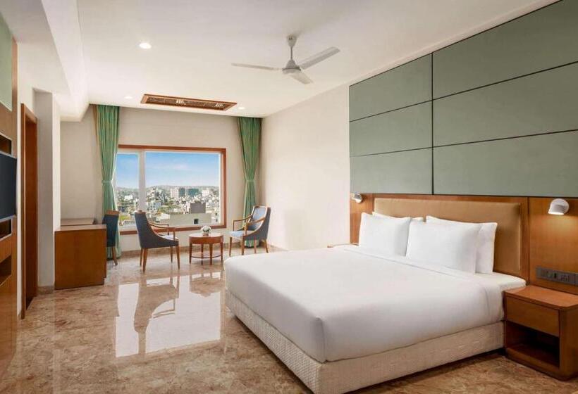 غرفة قياسية سرير كينج لذوى الإحتياجات الخاصة, Howard Johnson By Wyndham Udaipur Roop Nagar