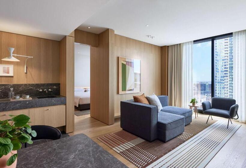带大床的套房, Hyatt Centric Melbourne