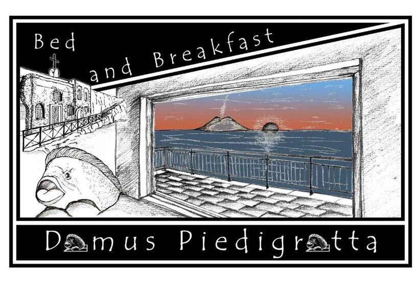 オーシャンビューデラックスルームバルコニー付き, B&b Domus Piedigrotta