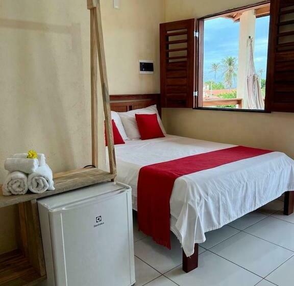 带阳台套房, Suíte Das Flores Em Guajiru